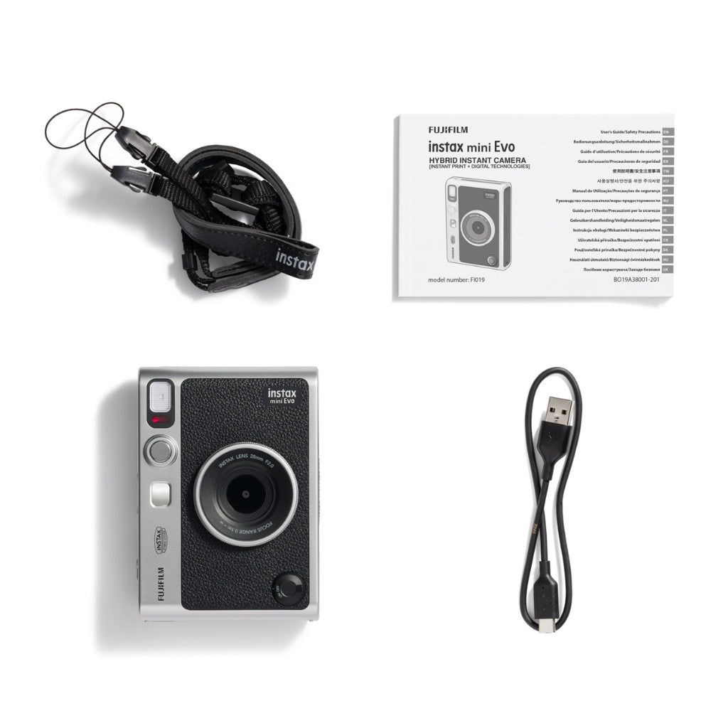 Câmera e Impressora para Smartphone Fujifilm instax mini™ Evo Black