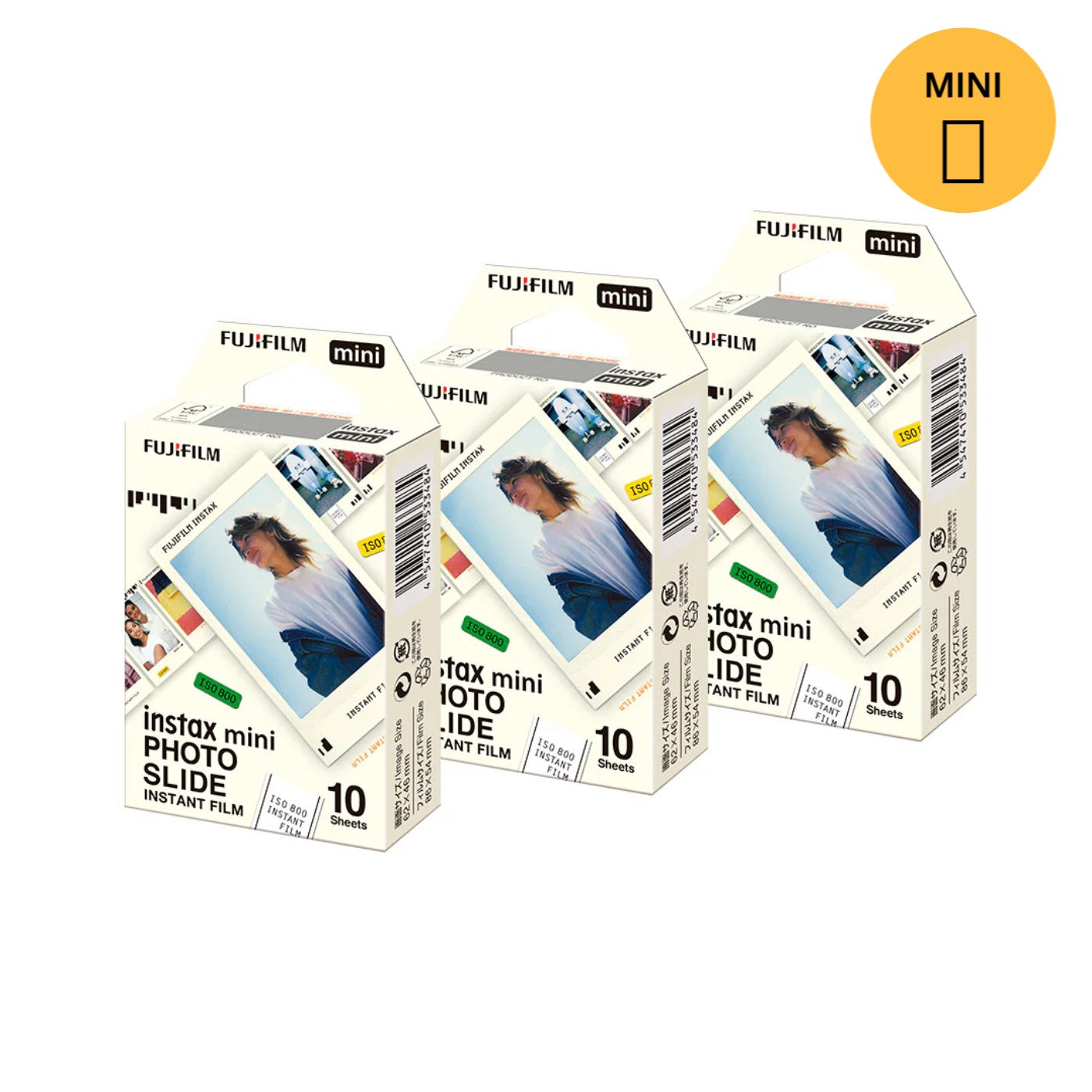 Combo de Filmes Fujifilm instax™ mini Photo Slide 30 Fotos