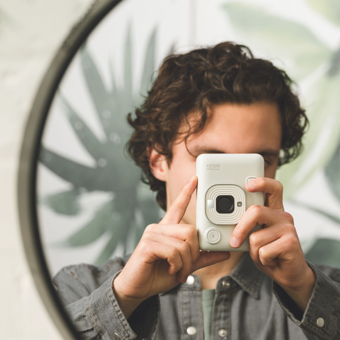 Câmera e Impressora para Smartphone Fujifilm instax mini LiPlay™ Misty White