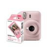 Combo Câmera Instantânea Fujifilm Instax Mini 12 Rosa Gloss + Filme Pink Lemonade 10 Fotos