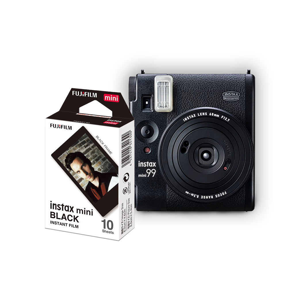 Conbo Câmera Instantânea Fujifilm instax mini 99™ Preta + Filme mini black 10 fotos