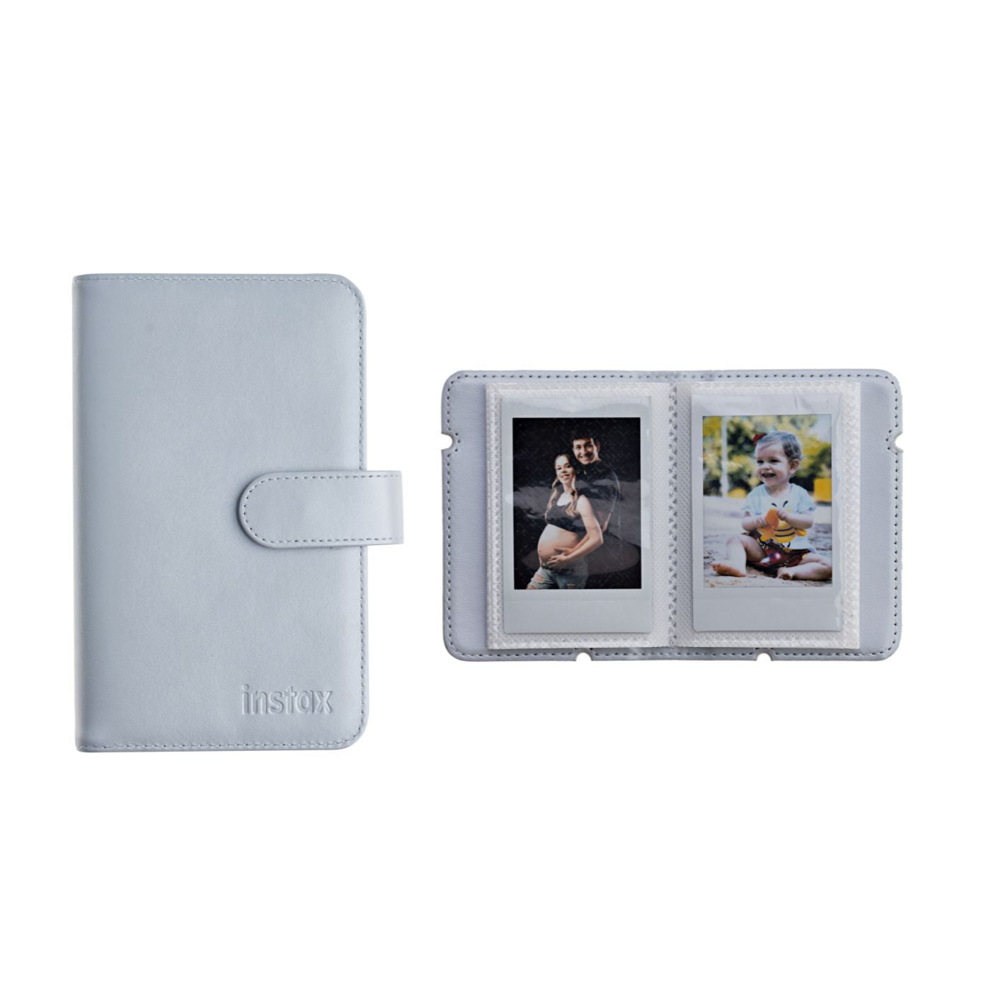 Kit Acessórios instax™ Branco com Álbum de 108 fotos  + Álbum de 28 fotos + Photo Tag