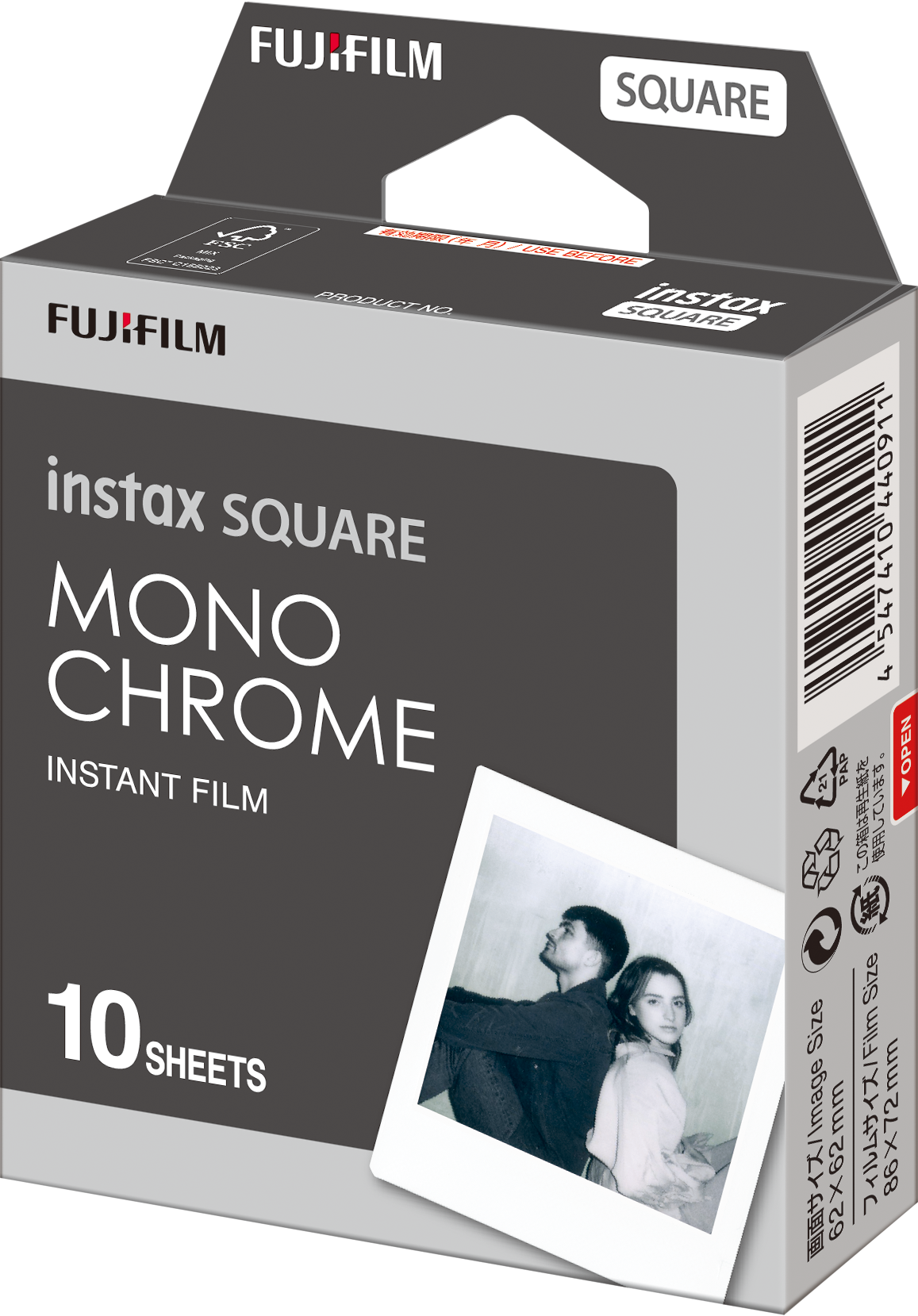 SQUARE™ Monochrome com 10 Fotos