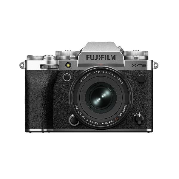 Kit Câmera Digital Mirrorless Fujifilm X-T5 Prata + Lente Fujinon XF16-50mm F2.8-4.8 R LM WR