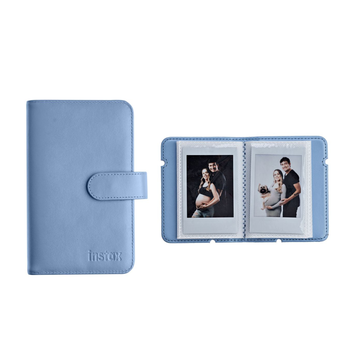 Kit Acessórios instax™ Azul com Álbum de 108 fotos  + Álbum de 28 fotos + Photo Tag