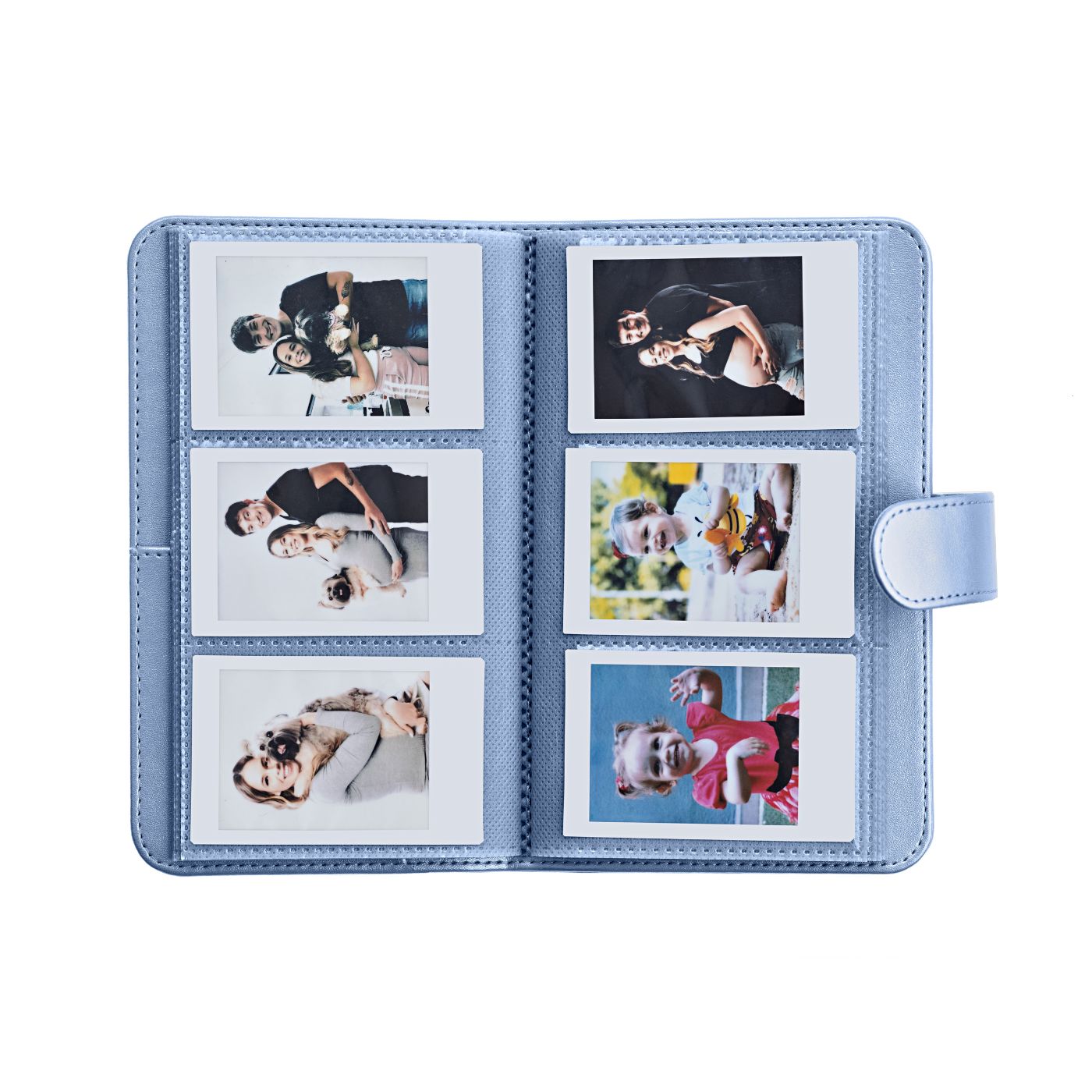 Kit Acessórios instax™ Azul com Álbum de 108 fotos  + Álbum de 28 fotos + Photo Tag