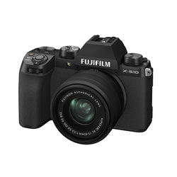 Kit Câmera Digital Mirrorless Fujifilm X-S10 + Lente Zoom Fujifilm Fujinon XC15-45mm F3.5-5.6 OIS Preta