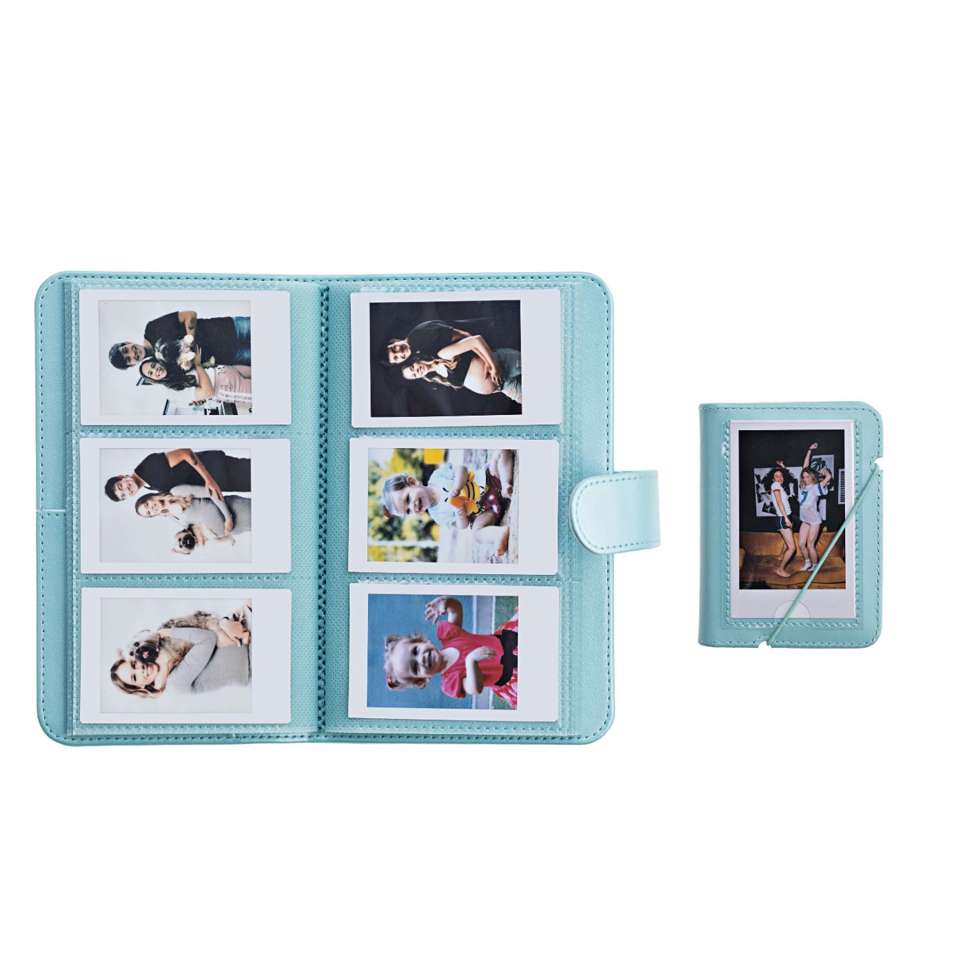 Kit Acessórios instax™ Verde com Álbum de 108 fotos  + Álbum de 28 fotos + Photo Tag