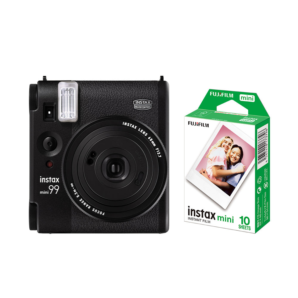 Combo Câmera Instantânea Fujifilm instax mini 99™ Preta + Filme instax™ mini a sua escolha 10 fotos