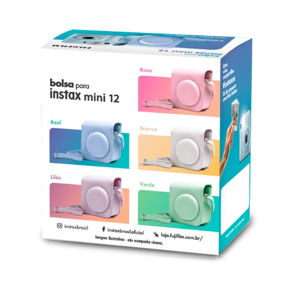Bolsa Instax Mini 12 Branco Marfim