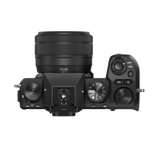 Kit Câmera Digital Mirrorless Fujifilm X-S20 + Lente Zoom Fujifilm Fujinon XC15-45mm F3.5-5.6 OIS Preta