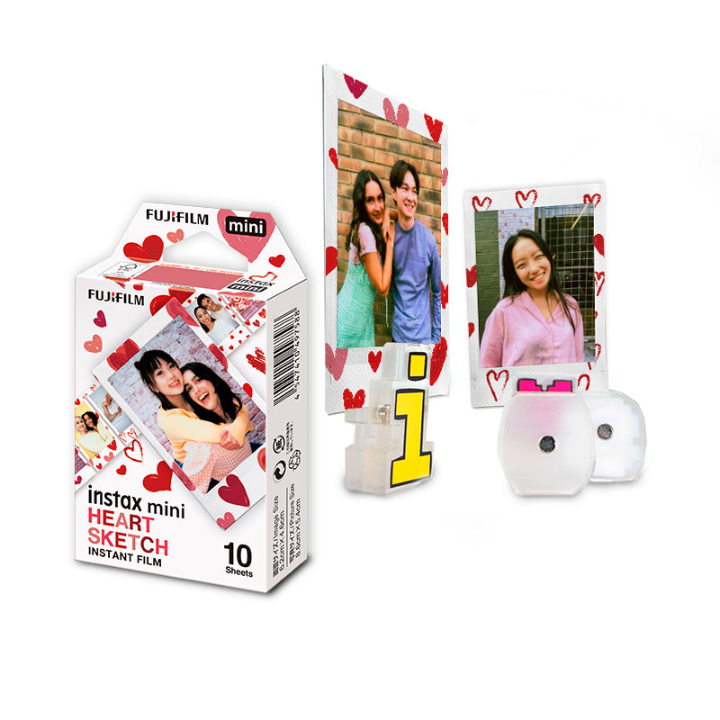 Combo Clipe para fotos letras instax™ + Filme instax™ mini 10 fotos