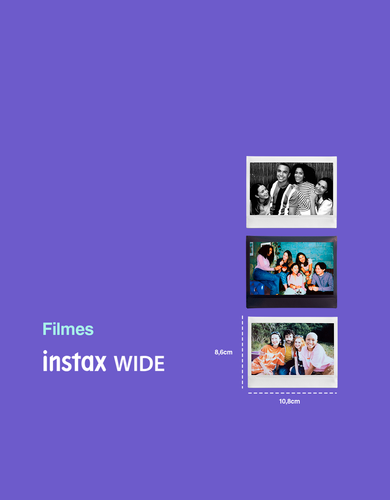 Filmes instax™ WIDE