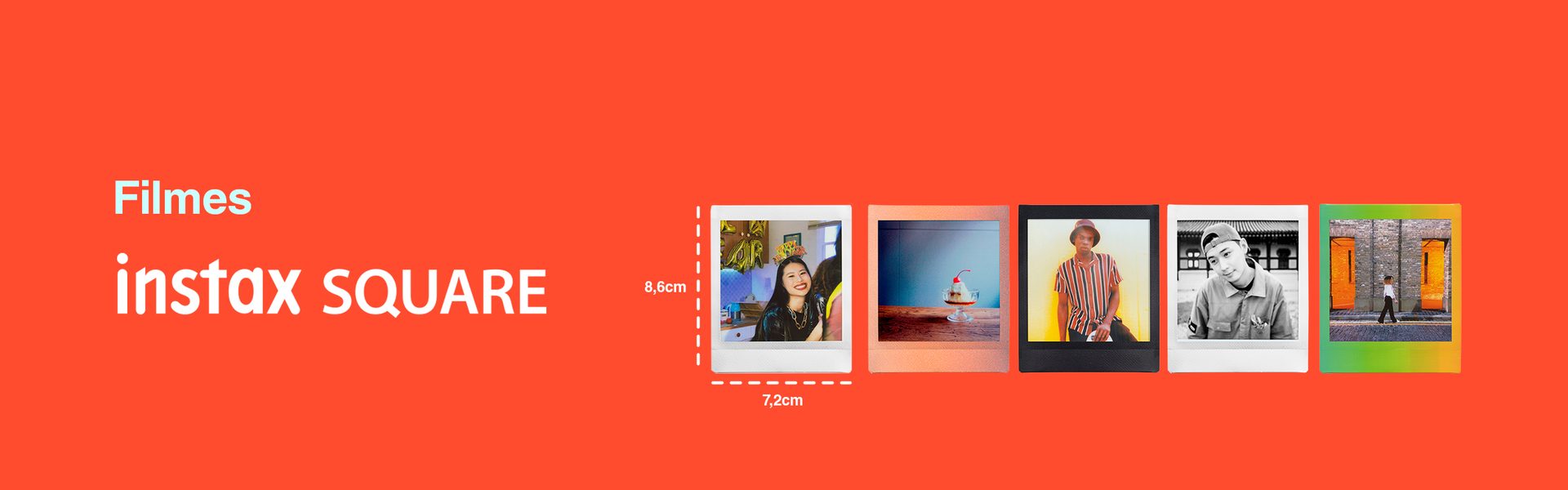 Filmes instax™ SQUARE