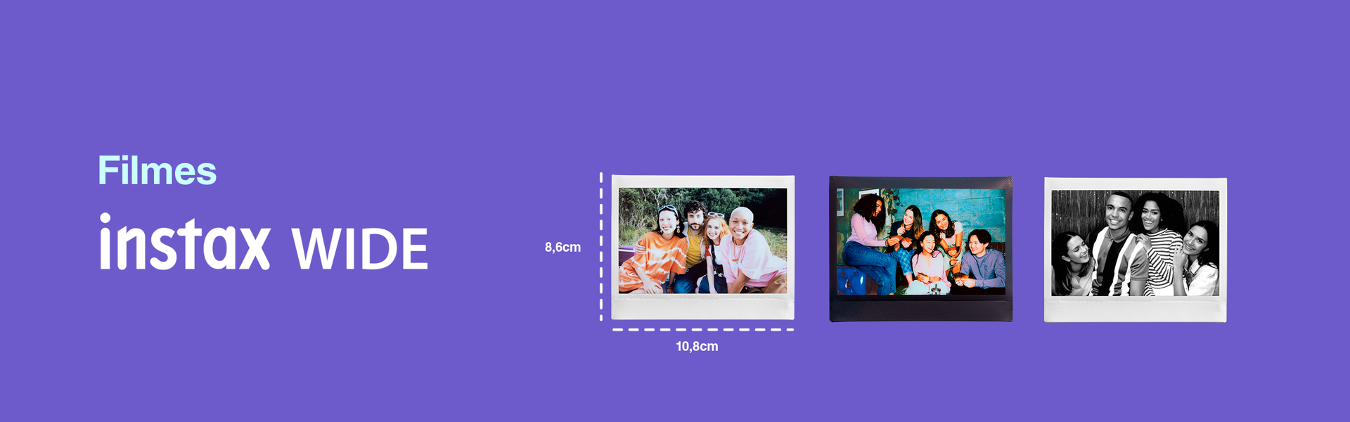 Filmes instax™ WIDE