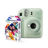 Combo Câmera Instantânea Fujifilm Instax Mini 12 Verde + Filme Instax Mini Spray Art 10 Fotos