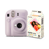 Combo Câmera Instantânea Fujifilm Instax Mini 12 Lilás +  Filme Instax Mini Sprinkles 10 Fotos