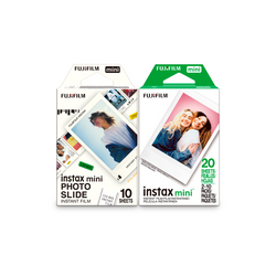 Filme Instax mini 20 fotos +  2 Filme Instax mini Photo Slide (40 fotos)
