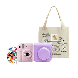 NATAL: KIT INSTAX MINI 12 LILÁS + ECOBAG INSTAX