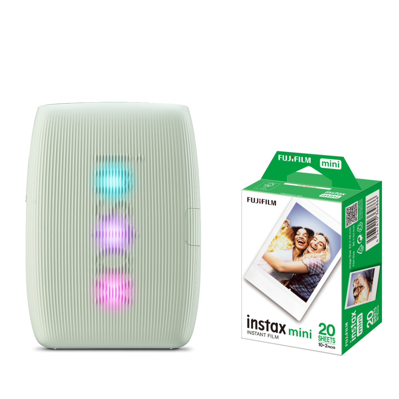 Combo Impressora para celular Fujifilm instax mini Link 3™ + Filme instax™ mini Branco