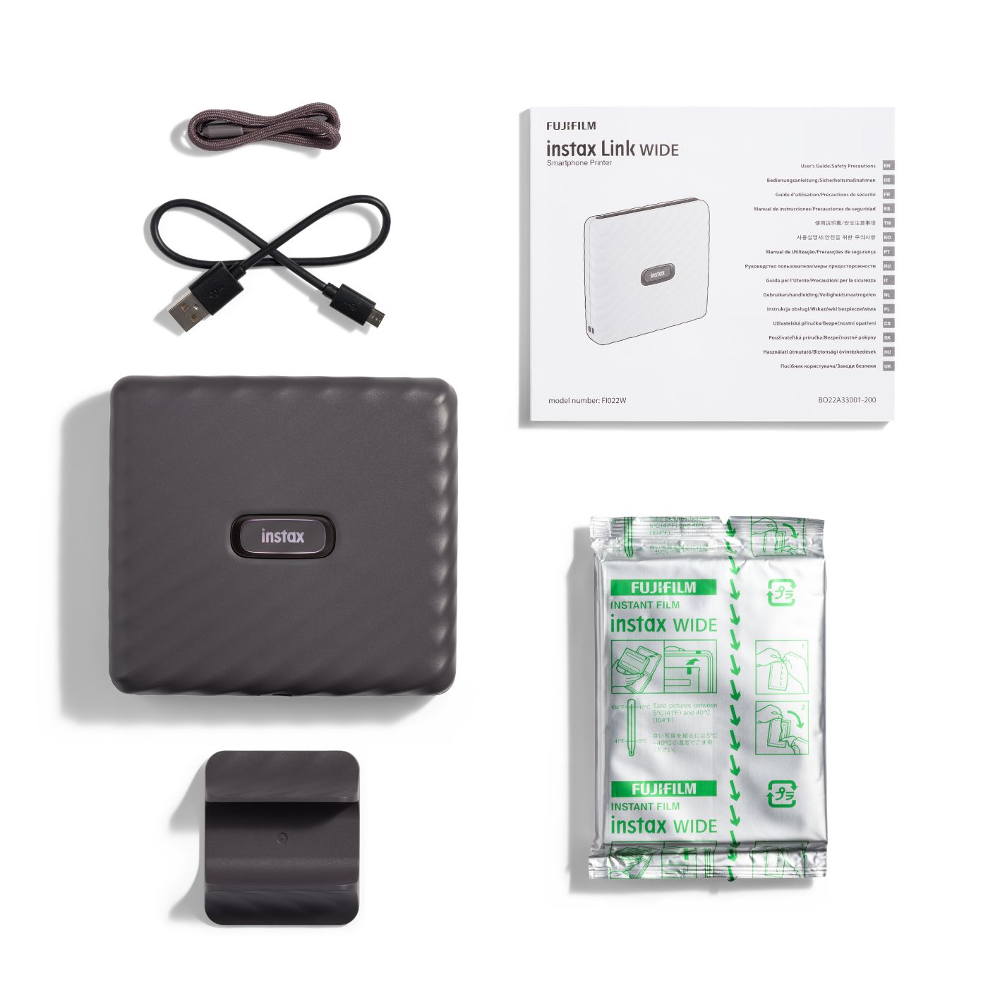 Impressora para celular Fujiflm instax Link WIDE™ - Grey