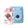 Combo Câmera Instantânea Fujifilm Instax Mini 11 Azul + Filme Pink Lemonade 10 Fotos