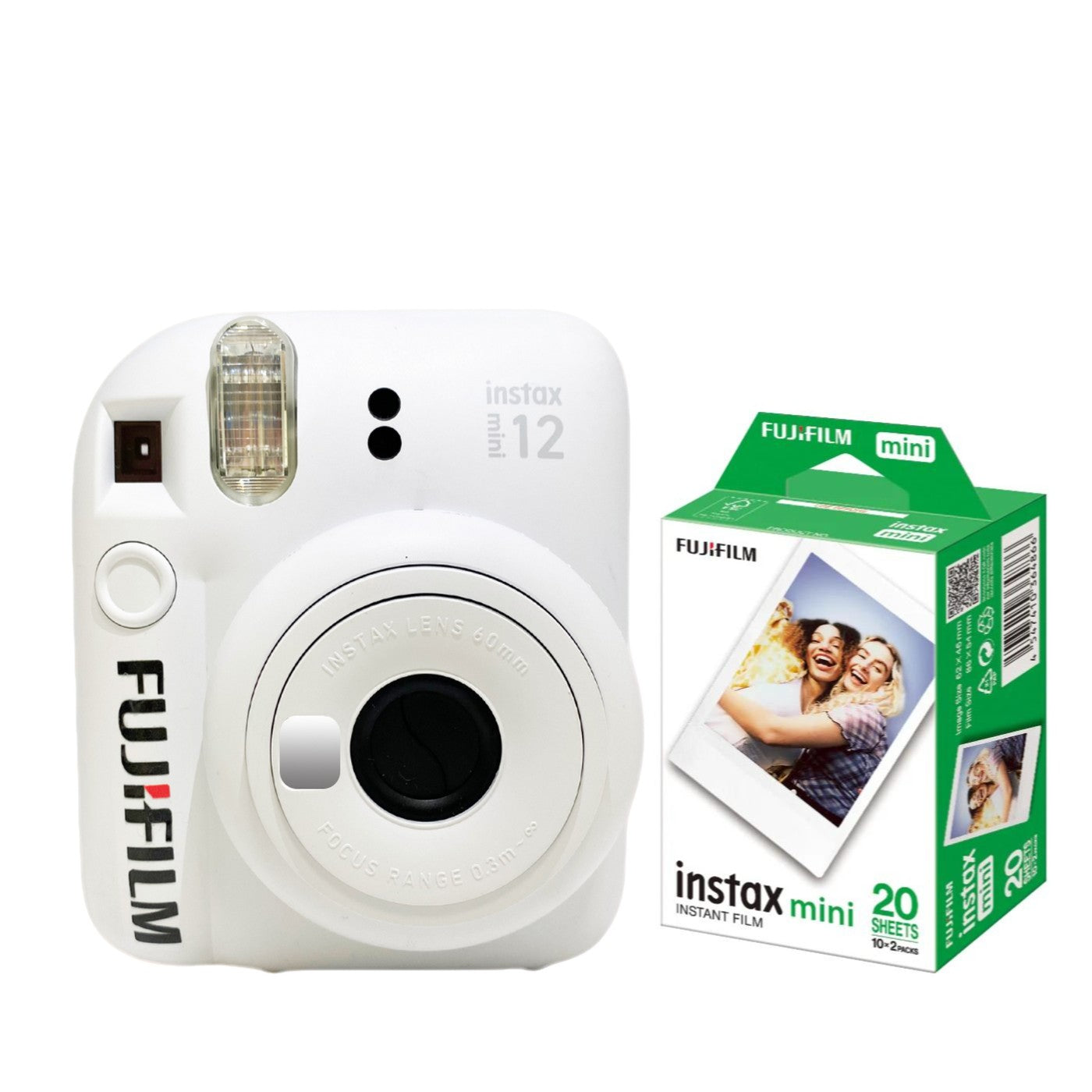 Combo Câmera instax mini 12™ Personalizada + Filme instax™ mini Branco 20 Fotos