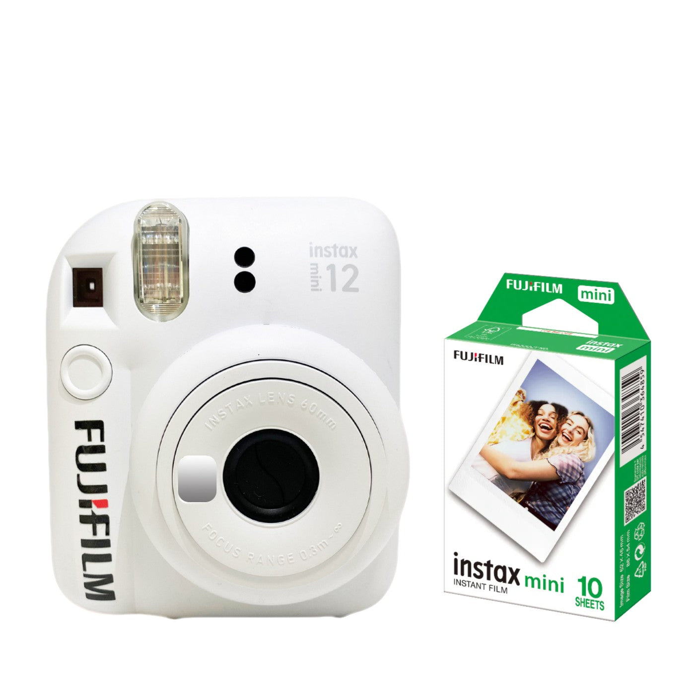 Combo Câmera instax mini 12™ Personalizada + Filme instax™ mini Branco 10 Fotos