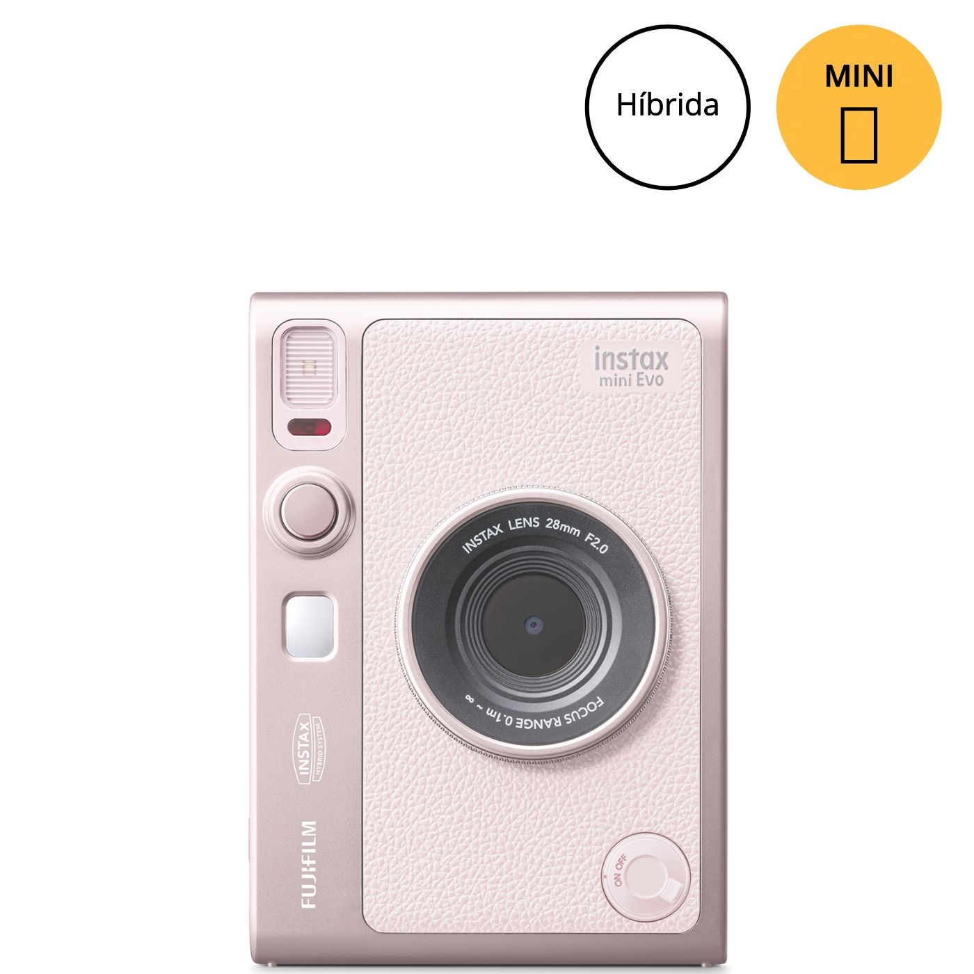 Câmera e Impressora para Smartphone Fujifilm instax mini™ Evo Gentle Rose
