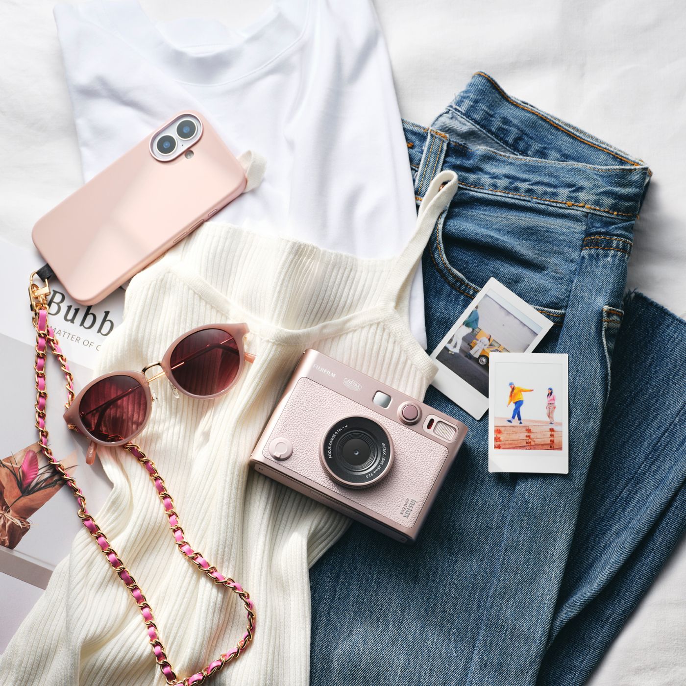 Câmera e Impressora para Smartphone Fujifilm instax mini™ Evo Gentle Rose