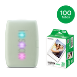 1 Impressora para celular Fujifilm instax mini Link 3™ + 100 Fotos instax™ mini Branco