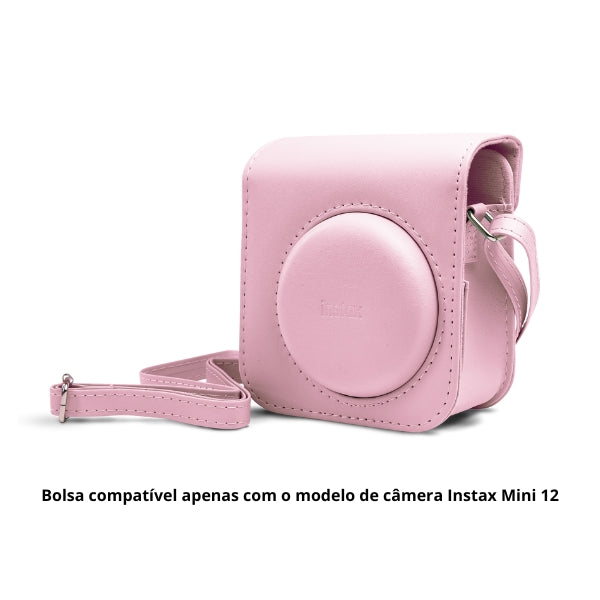 Bolsa Instax Mini 12 Rosa Gloss