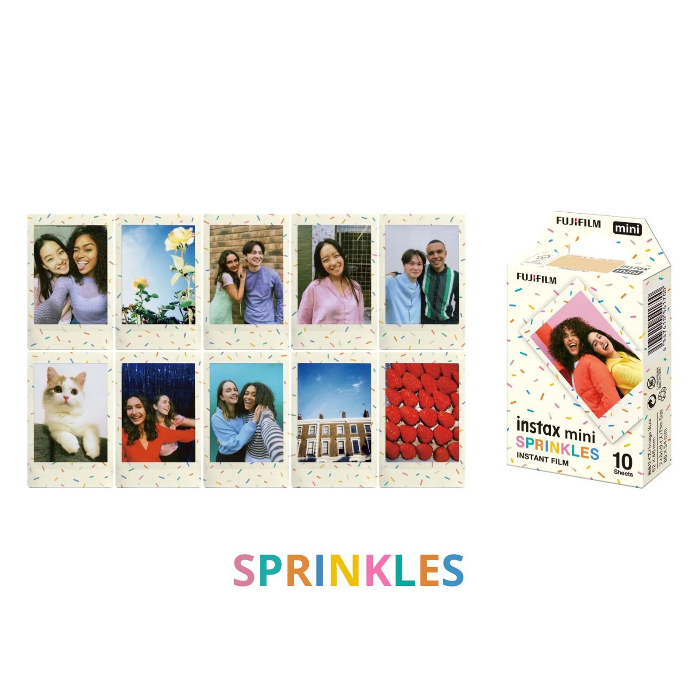 Combo de Filmes Fujifilm instax™ mini Sprinkles 30 Fotos