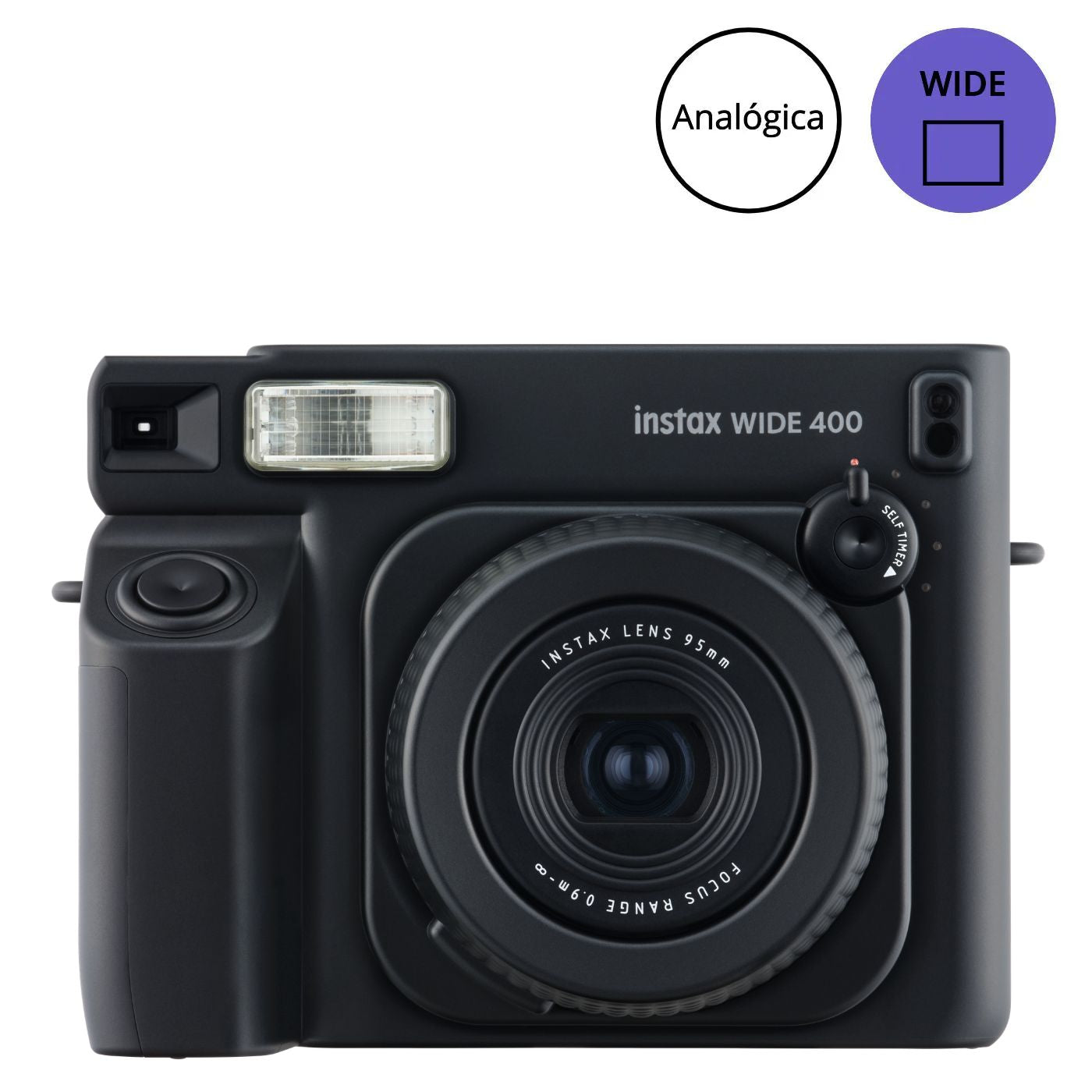 Câmera Instantânea Fujifilm instax WIDE 400™ Jet Black