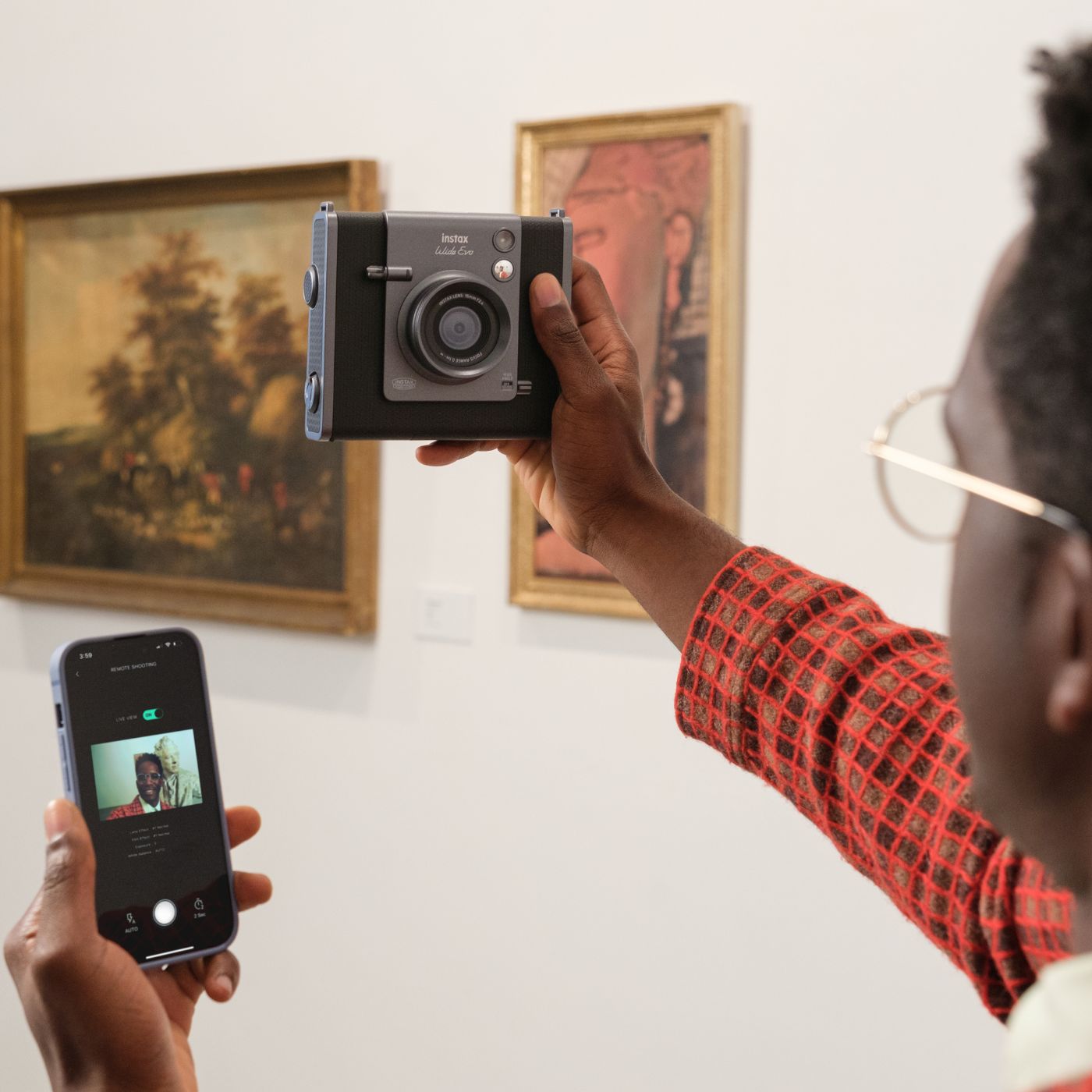 Câmera e Impressora para Smartphone Fujifilm instax WIDE Evo™