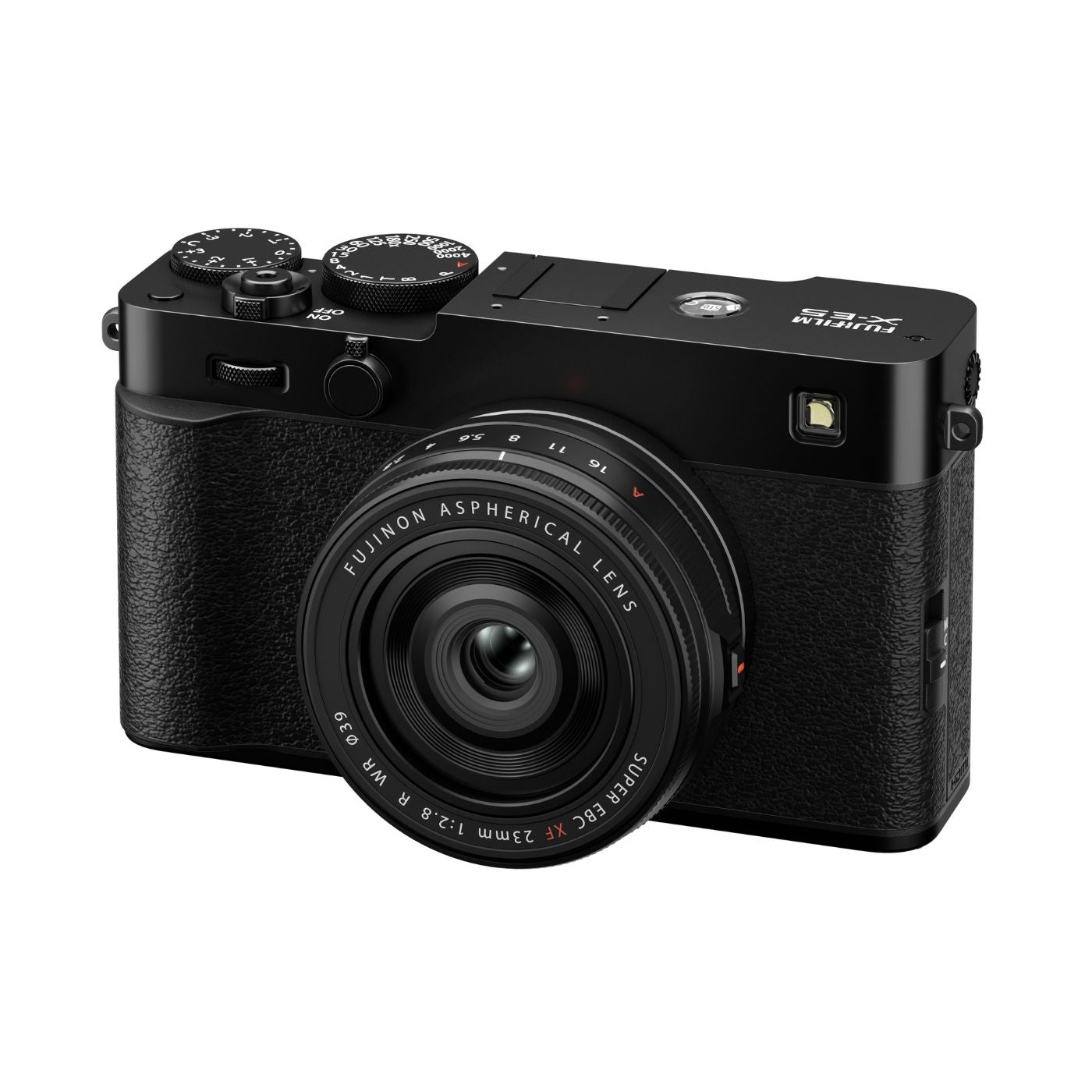 Kit Câmera Digital Mirrorless Fujifilm X-E5 Black + Lente Fujifilm Fujinon XF23mm F1.4 R LM WR
