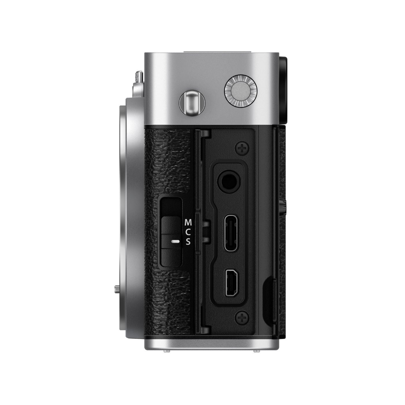 Kit Câmera Digital Mirrorless Fujifilm X-E5 Silver + Lente Fujifilm Fujinon XF23mm F1.4 R LM WR
