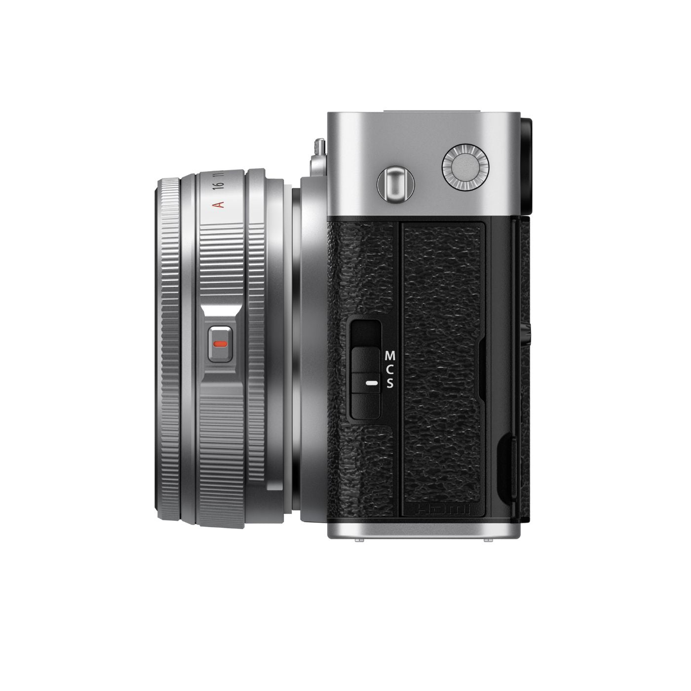 Kit Câmera Digital Mirrorless Fujifilm X-E5 Silver + Lente Fujifilm Fujinon XF23mm F1.4 R LM WR
