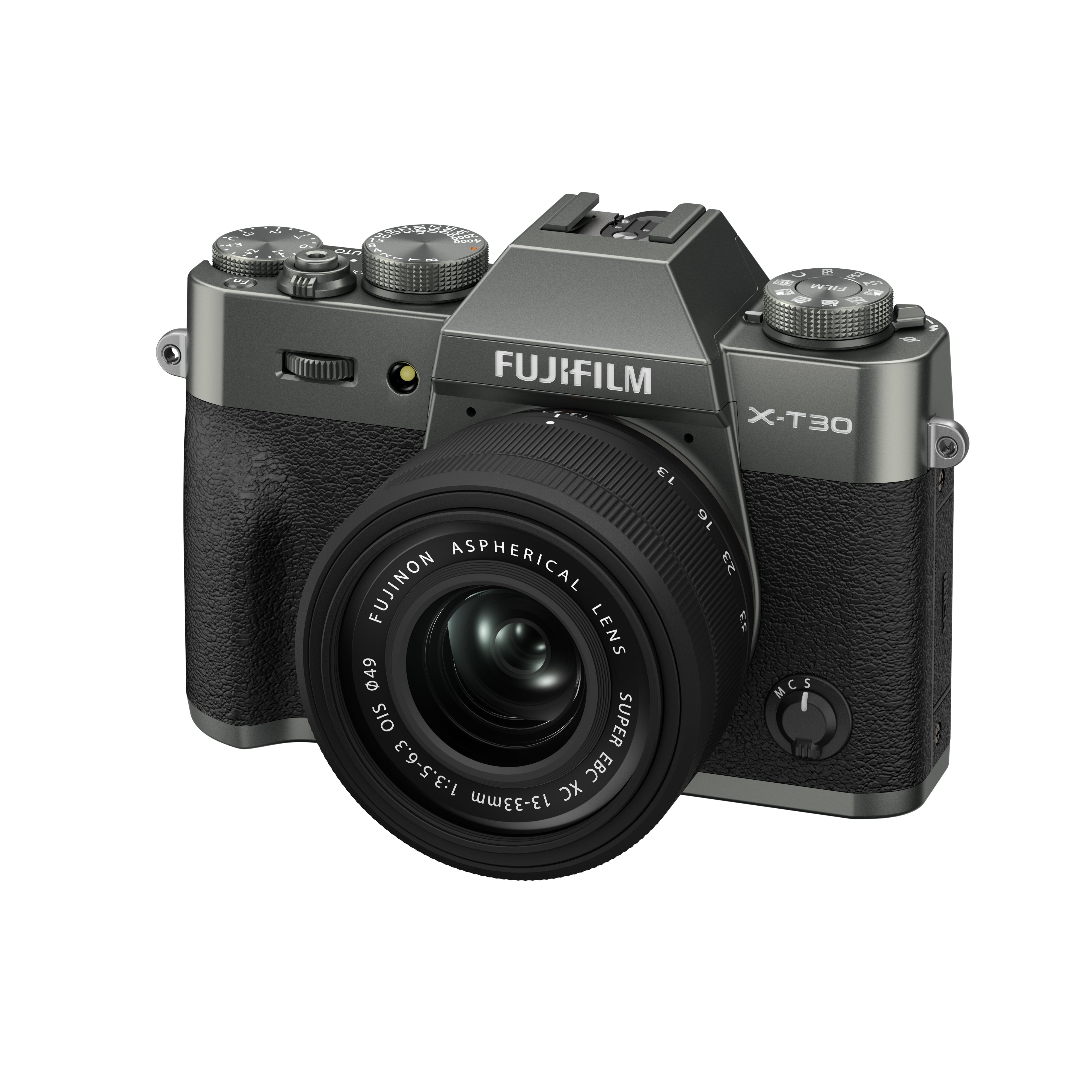 Kit Câmera Digital Mirrorless Fujifilm X-T30 III Charcoal + Lente Fujifilm Fujinon XC13-33mm F3.5-6.3 OIS
