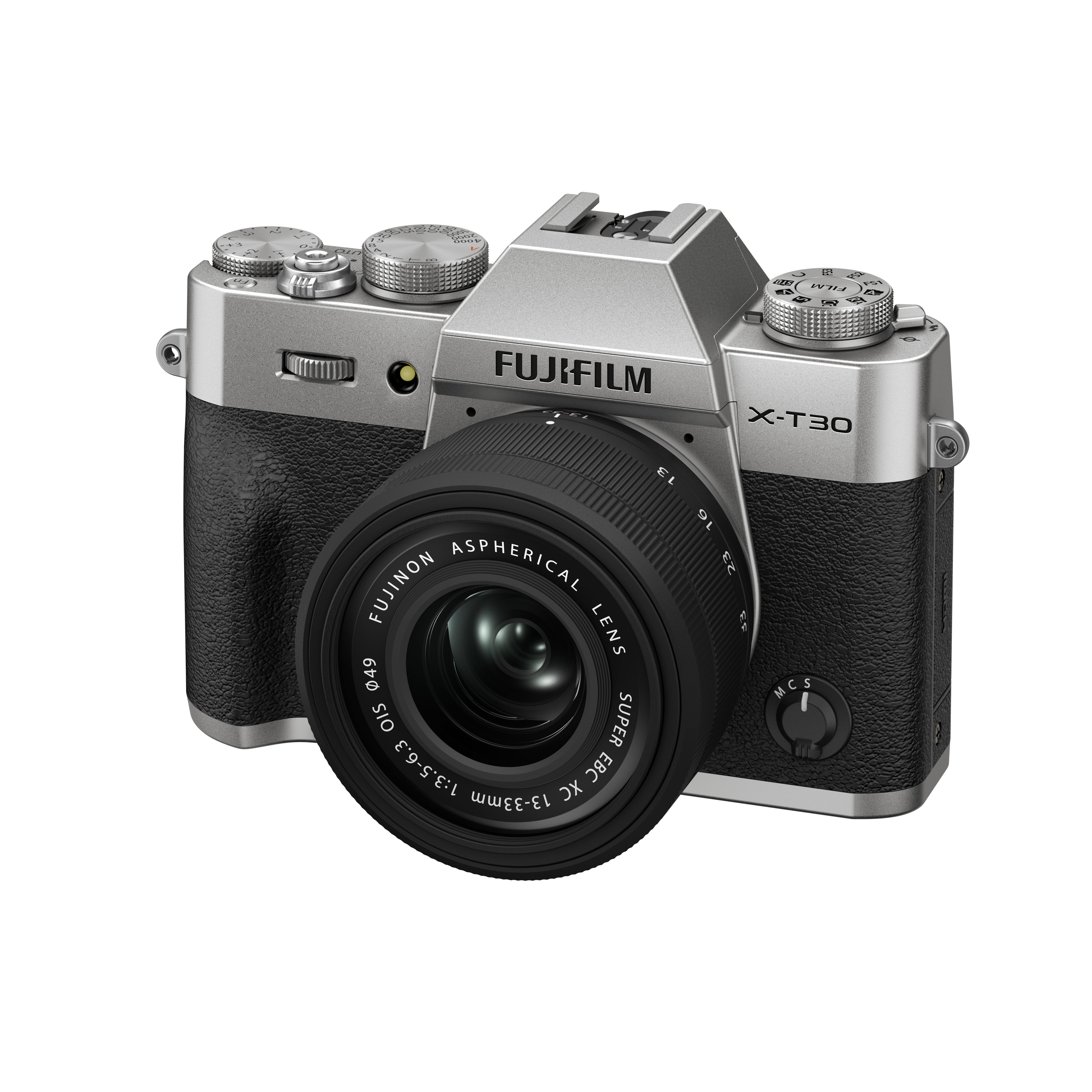 Kit Câmera Digital Mirrorless Fujifilm X-T30 III Silver + Lente Fujifilm Fujinon XC13-33mm F3.5-6.3 OIS