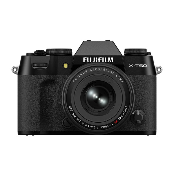 Kit Câmera Digital Mirrorless Fujifilm X-T50 Black + Lente Fujinon XF16-50mm F2.8-4.8 R LM WR