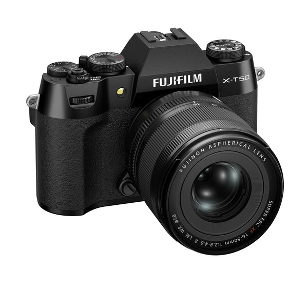 Kit Câmera Digital Mirrorless Fujifilm X-T50 Black + Lente Fujinon XF16-50mm F2.8-4.8 R LM WR
