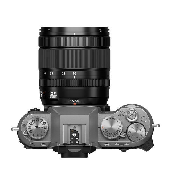 Kit Câmera Digital Mirrorless Fujifilm X-T50 Silver + Lente Fujinon XF16-50mm F2.8-4.8 R LM WR