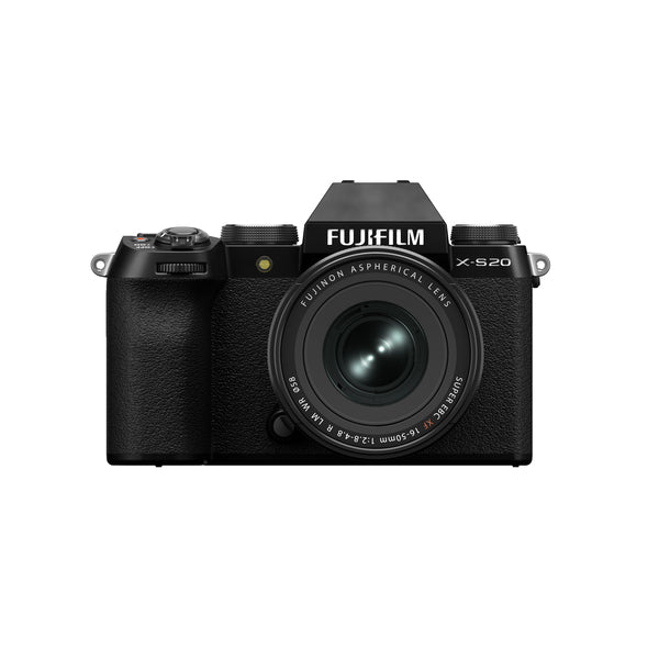 Kit Câmera Digital Mirrorless Fujifilm X-S20 + Lente Fujinon XF16-50mm F2.8-4.8 R LM WR
