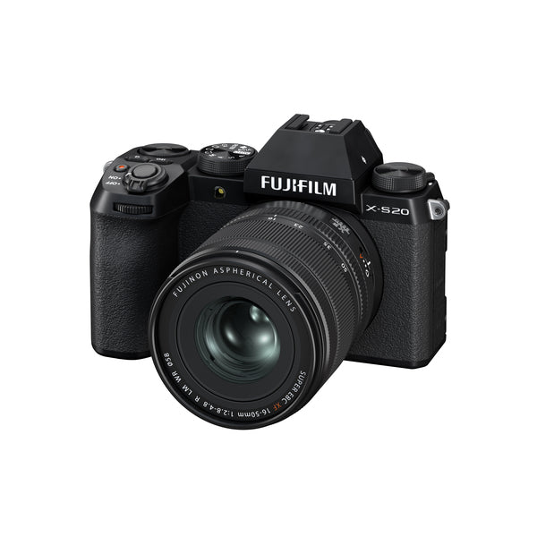 Kit Câmera Digital Mirrorless Fujifilm X-S20 + Lente Fujinon XF16-50mm F2.8-4.8 R LM WR