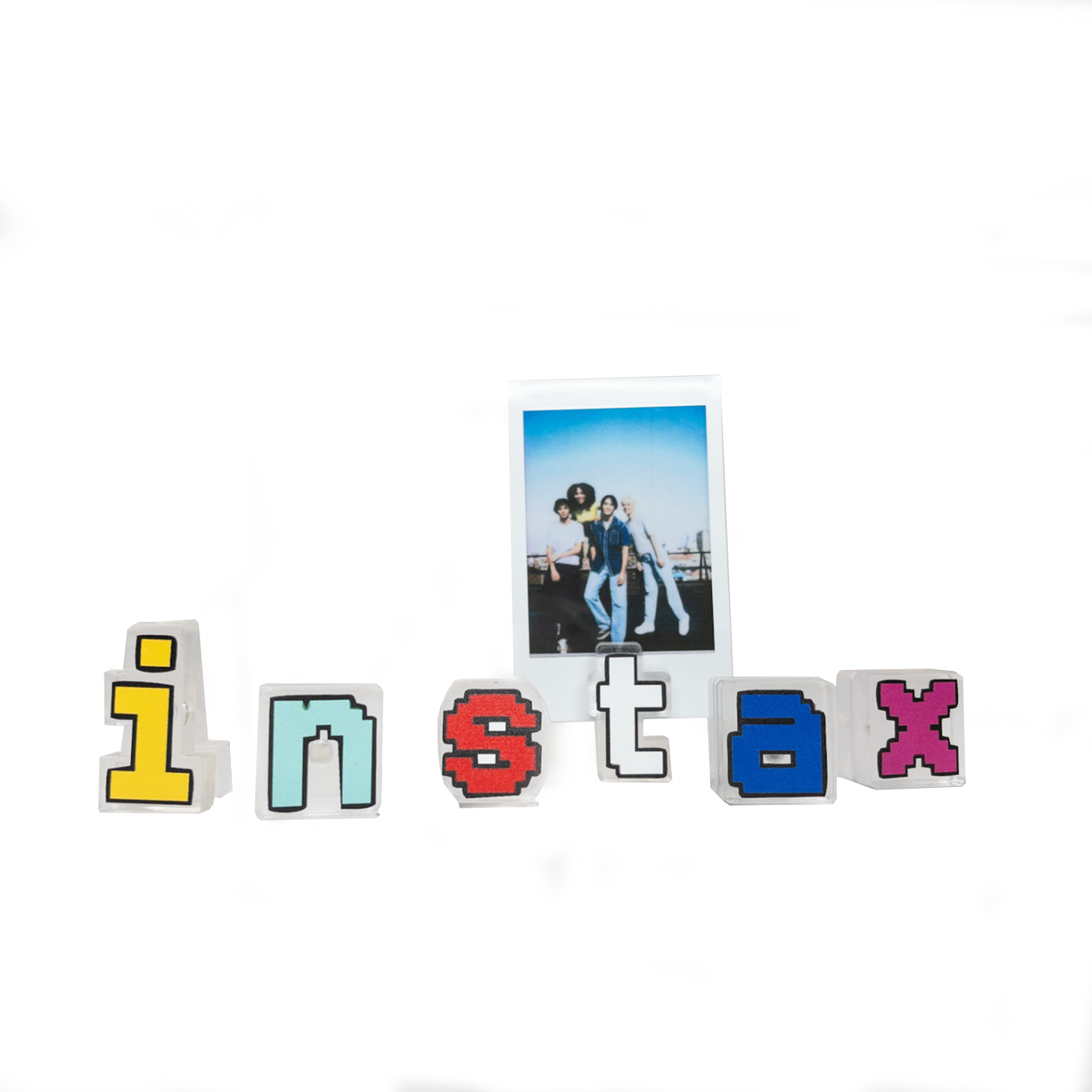 Combo Clipe para fotos letras instax™ + 10 fotos instax™ mini