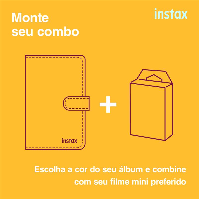 Combo Álbum de fotos instax™ mini + Filme instax™ mini 10 fotos