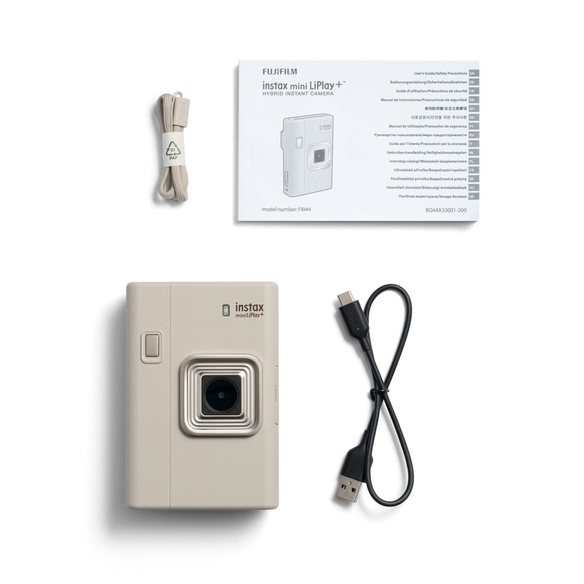 Câmera e Impressora para Smartphone Fujifilm instax mini LiPlay+™ Beige