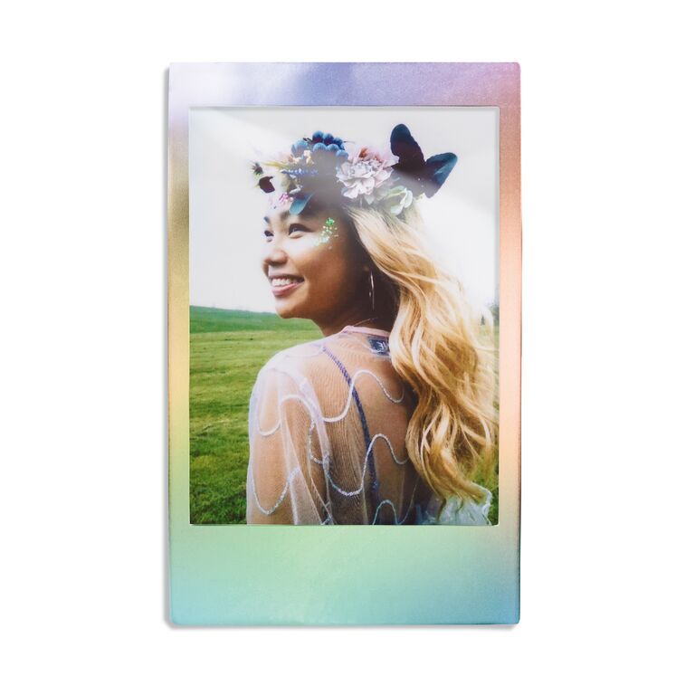 Câmera Instantânea Fujifilm instax mini 12™  Verde + Pack 10 filmes Mermaid Tail + Bolsa Herringbone Verde