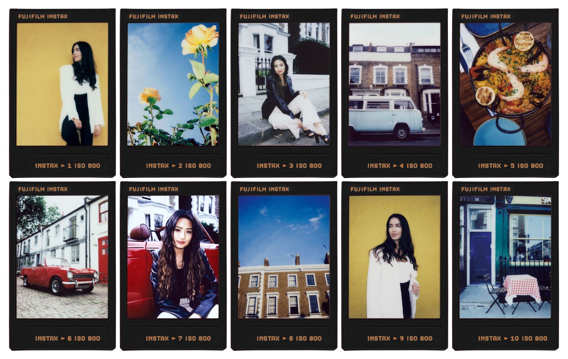 Combo de Filmes Fujifilm instax™ mini Contact Sheet 30 Fotos